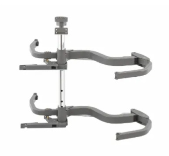 FlyMoon V3 Wire левый д/фасада 450мм с 2-мя полками(круглый релинг), с амортизатором, белый/хром